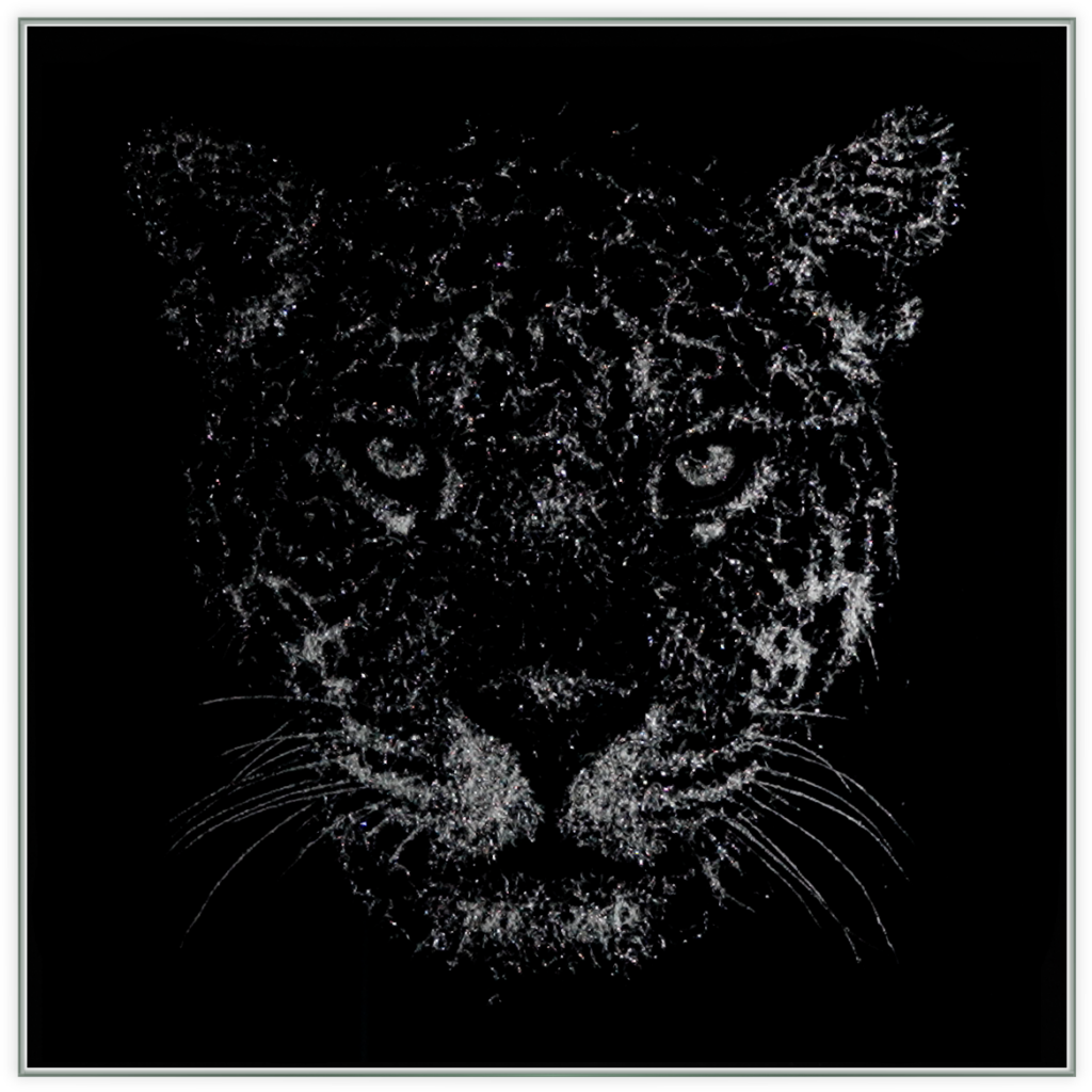 Jaguar Glassart Broken Glass mit Kante