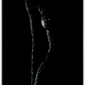 Three Glaskunst Wanddeko Shattered Glas Silhouette